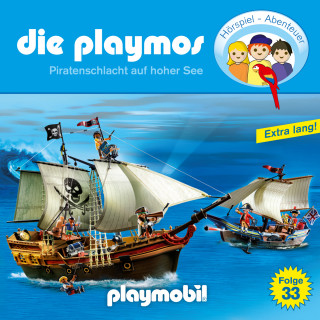 David Bredel, Florian Fickel: Die Playmos - Das Original Playmobil Hörspiel, Folge 33: Piratenschlacht auf hoher See