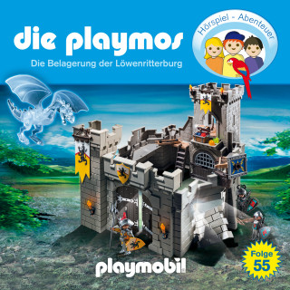 David Bredel, Florian Fickel: Die Playmos - Das Original Playmobil Hörspiel, Folge 55: Die Belagerung der Löwenritterburg