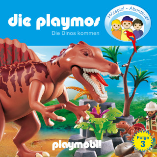 Simon X. Rost, Florian Fickel: Die Playmos - Das Original Playmobil Hörspiel, Folge 3: Die Dinos kommen