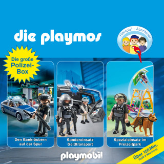Simon X.Rost, Florian Fickel: Die Playmos - Das Original Playmobil Hörspiel, Die große Polizei-Box, Folgen 28, 41, 44