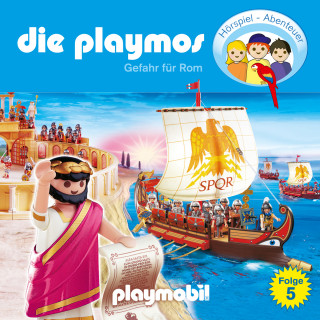 Simon X. Rost, Florian Fickel: Die Playmos - Das Original Playmobil Hörspiel, Folge 5: Gefahr für Rom