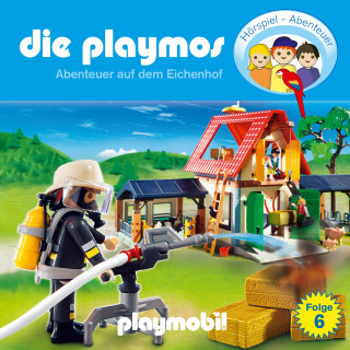 Simon X. Rost, Florian Fickel: Die Playmos - Das Original Playmobil Hörspiel, Folge 6: Abenteuer auf dem Eichenhof