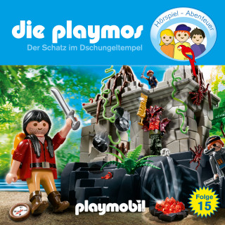 Simon X. Rost, Florian Fickel: Die Playmos - Das Original Playmobil Hörspiel, Folge 15: Der Schatz im Dschungeltempel