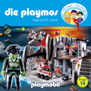 Simon X. Rost, Florian Fickel: Die Playmos - Das Original Playmobil Hörspiel, Folge 19: Jagd auf Dr. Devil
