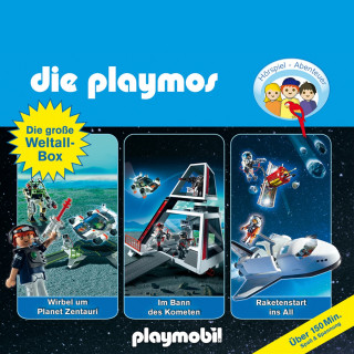 Simon X. Rost & Florian Fickel: Die Playmos - Das Original Playmobil Hörspiel, Die große Weltall-Box, Folgen 29, 36, 48